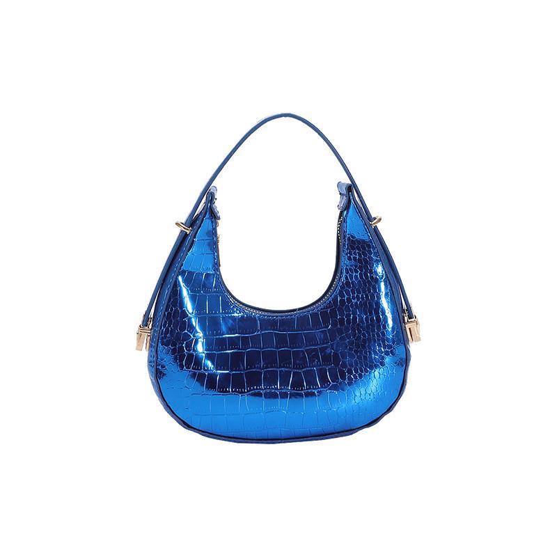 Trendy Chic Minimalist Hobo Bag For Women 2023 Fashionable Pink Blue Shoulder Bag