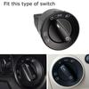 Red Headlamp Switch Surrounding Ring Trim For VW MK5/6 Golf GTI Jetta Passat CC