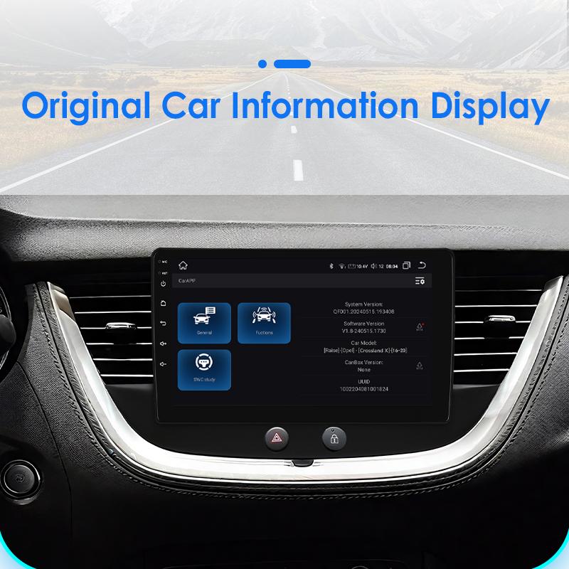 Ossuret Snapdragon Intelligent Screen Car Radio for Opel Grandland X 2016 - 2020 Crossland X Multimedia Stereo Video Player Carplay Android Auto GPS