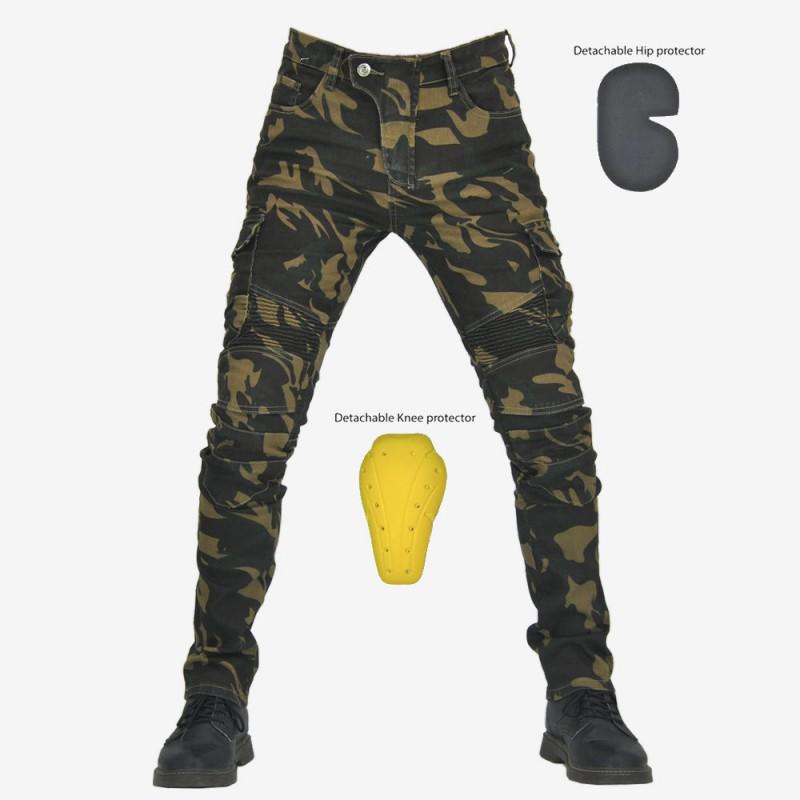 Camouflage Tactical Motorcycle Pants Men Women