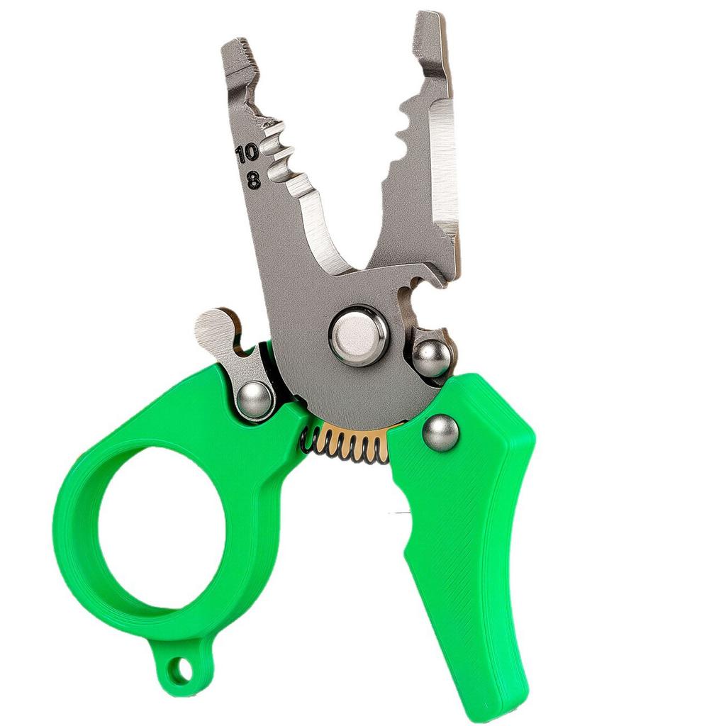 Mini Wire Strippers Pliers Multi-Function Pocket-Sized Splitting Wire Stripper Electricians Cable Cutting Crimping Pliers