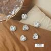 White Zirconia Handmade Rhinestone Nail Art Decorations - Super Sparkly Pigeon Egg Style