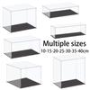 Assemble Acrylic Collectibles Display Cabinet Clear Display Case Box Figures Dustproof Storage Box Organizer for Car,Toy,Doll