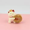 Lucky Cat Resin Craft - Cute Desktop Ornament & Home Decoration