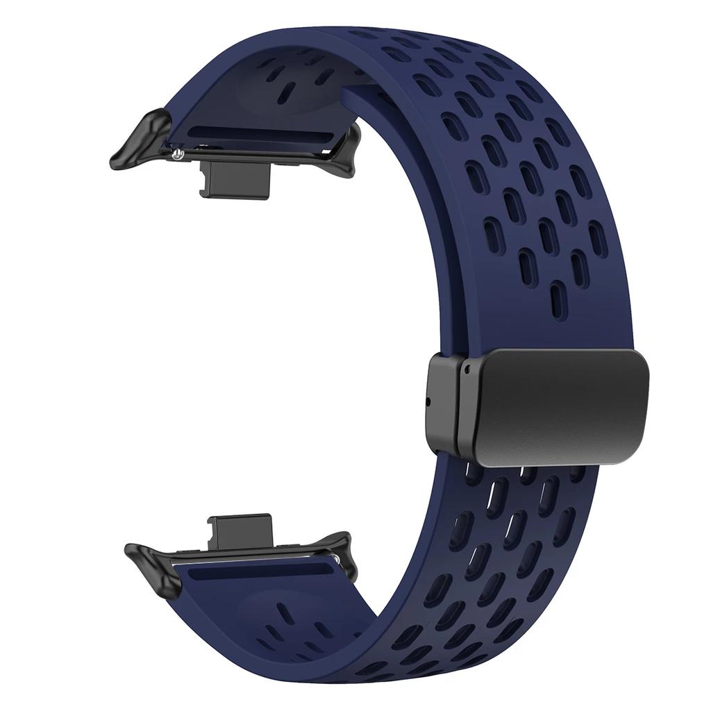 Silicone Strap for Redmi Watch 5 4 Magnetic Buckle Sports Band for Mi Band 9pro 8pro Correa Breathable Bracelet Accessories