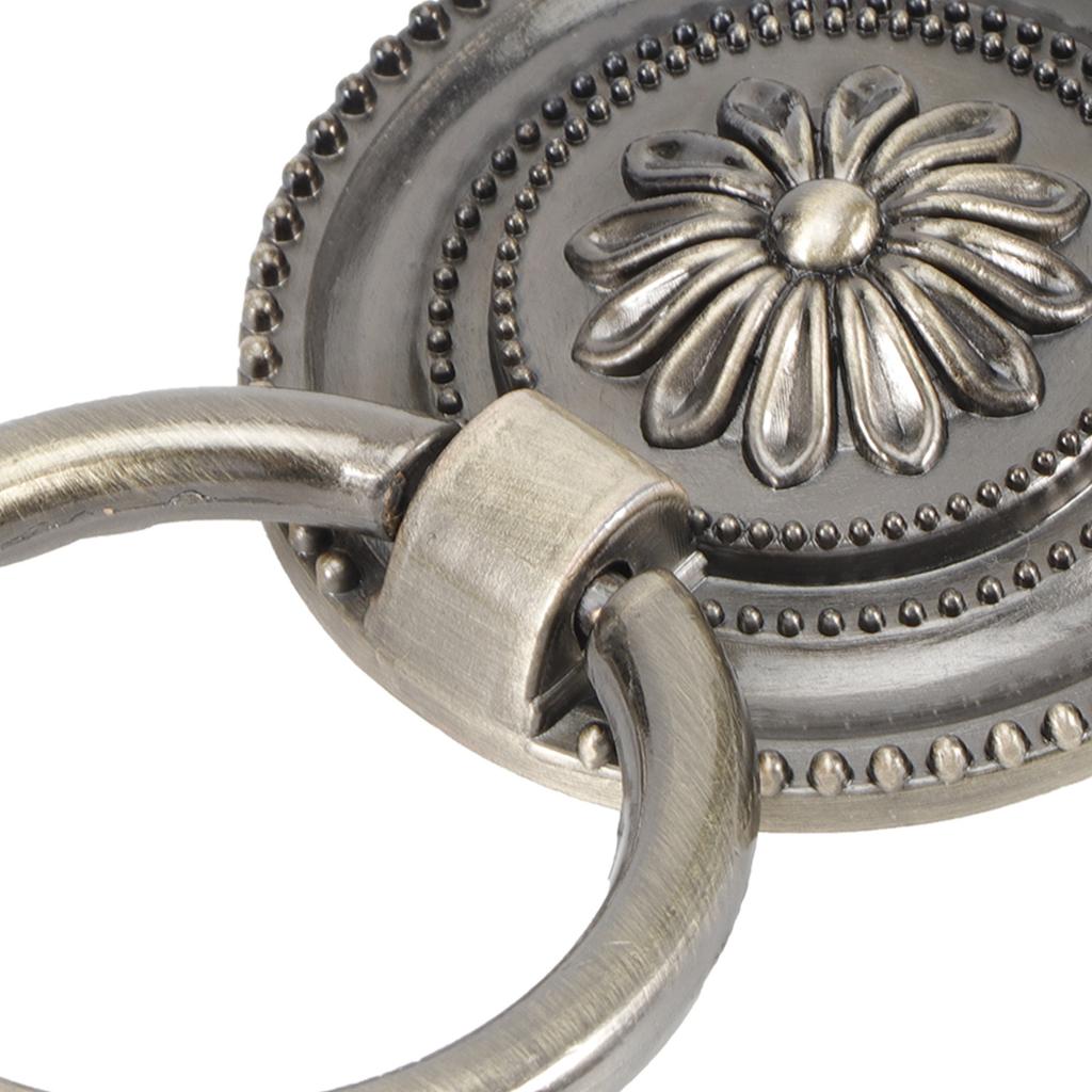 4Pcs Door     Antique Zinc Alloy Drawer Closet Cabinet Handles Hardware Fitting