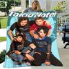 Dětská přikrývka s potiskem kapely Tokio Hotel Dětská Hřejivá přikrývka Flanel Měkká útulná deka Rozkládací pohovka Deka Cestovní deka Dárek k narozeninám