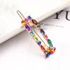 New Multicolor Crystal Fashion Hairpins Women Girls Hair Clips Bobby Pin Accessories Hairgrip Hairclip Headwear Barrette