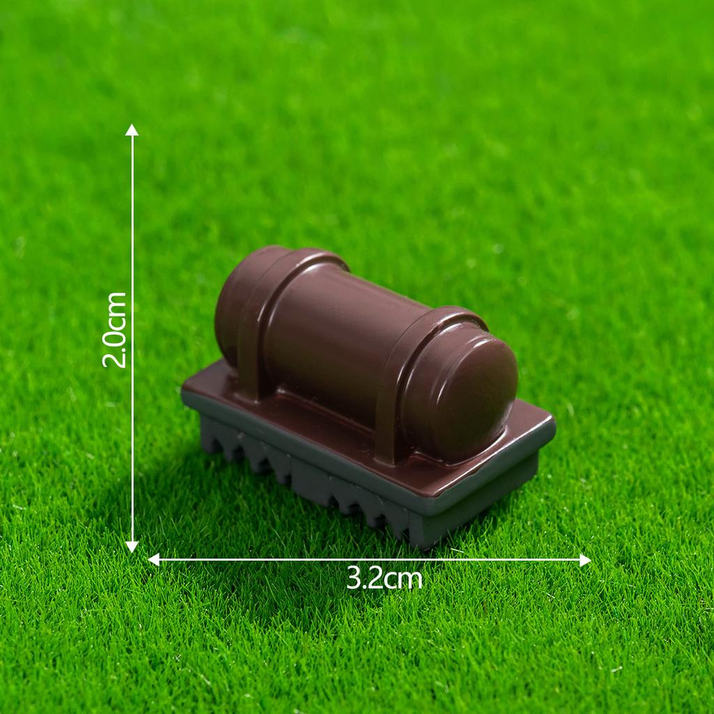 Mikrolandschaftsdekoration Cartoon-Zug Harzhandwerk DIY Dekorationszubehör Schreibtischdekoration