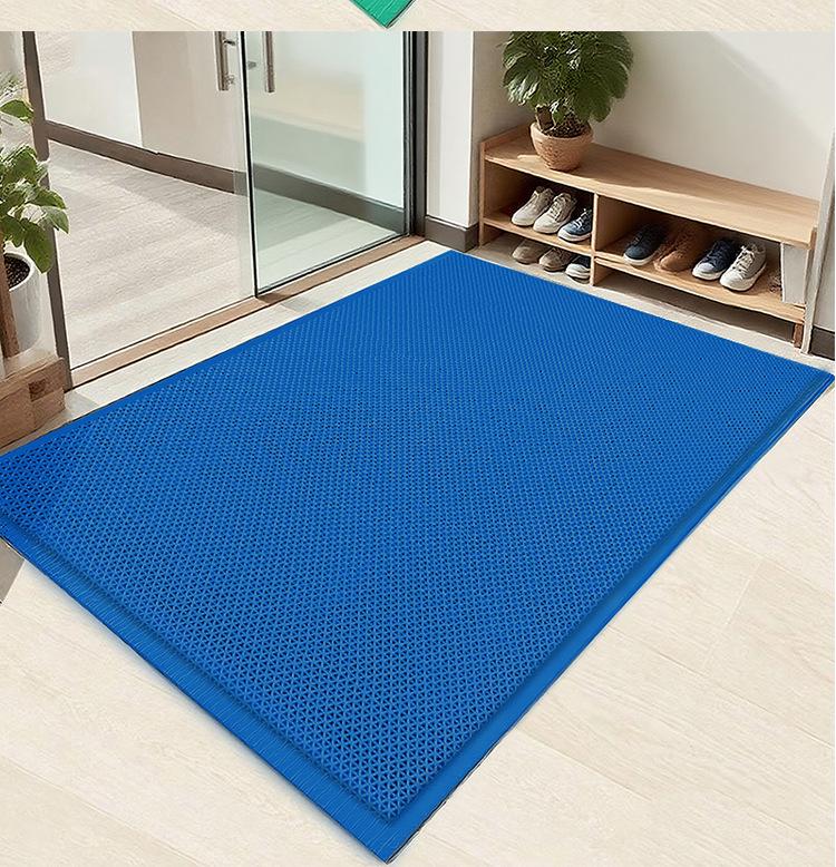 Protiskluzová voděodolná koupelnová vstupní rohožka - Zesílené PVC, Dutý design