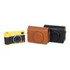 PU Leather Case Camera Bag with Shoulder for MS200 Solid Color Carrying Case Portable