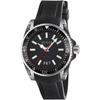 YA136303 Dive Black Dial Silicone Band Men's Watch