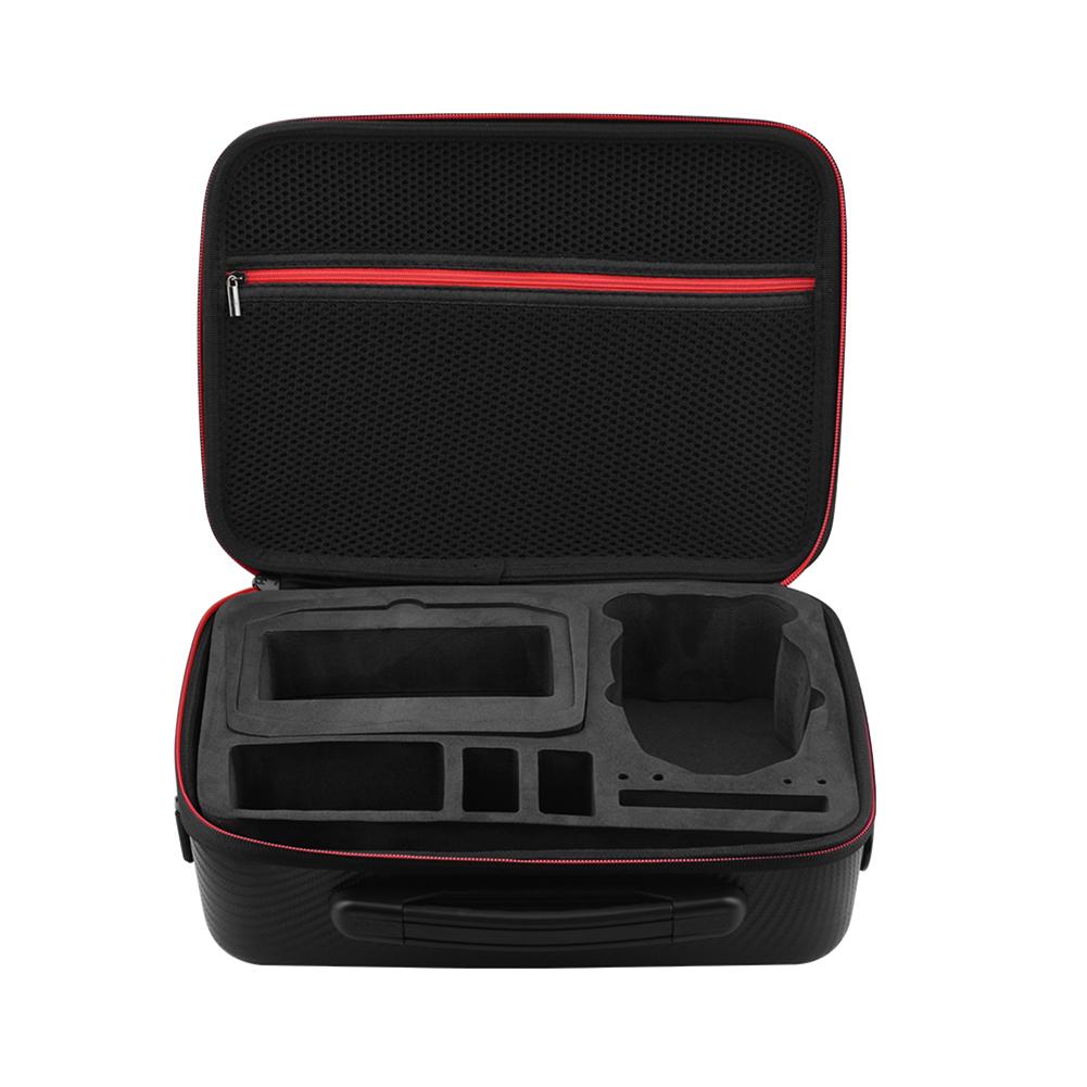 Carrying Case with Mesh Pocket Remote Control Battery Drone Body Propeller Bag PU/Nylon Portable Carrying Box for DJI Mini 3 Pro