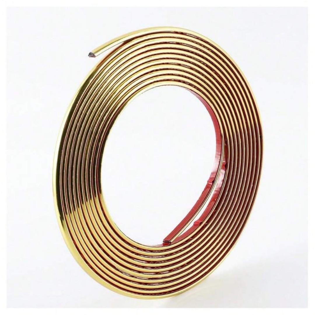 

1PC 10mx0.8cm PVC Decoration Line Furniture Border Ceiling Edge Strip Stickers Background Wall Trim Home Decor золотой