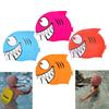 Fish Shaped Swimming Cap Bathing Cap Elastic Anti-slip Cute Soft Water Resistant Swim Gear Swimwear Hat for Kids Boys Girls