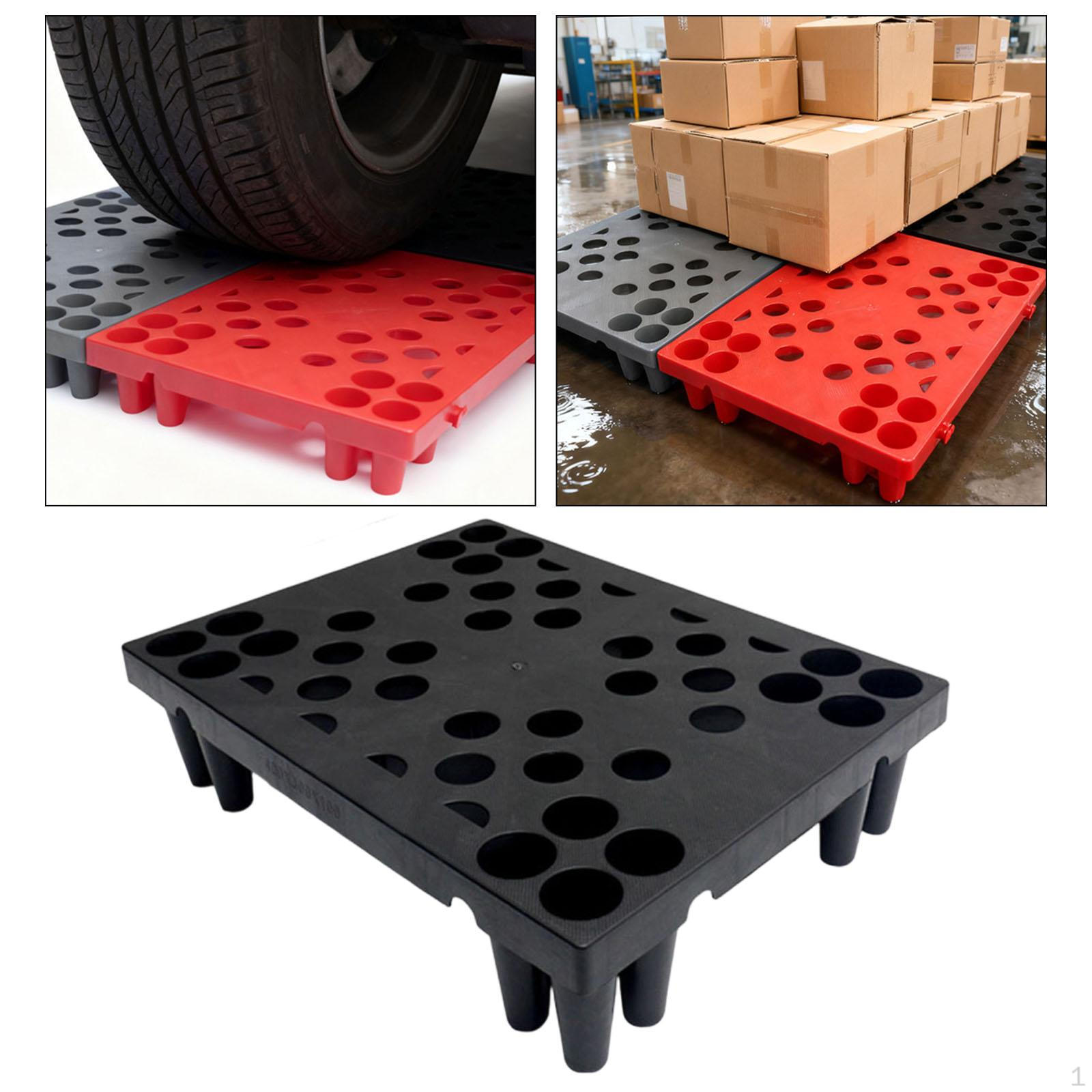 Tappetino per Stoccaggio Merci Pallet da Pavimento Multiuso per Garage Ristorante Magazzino blu