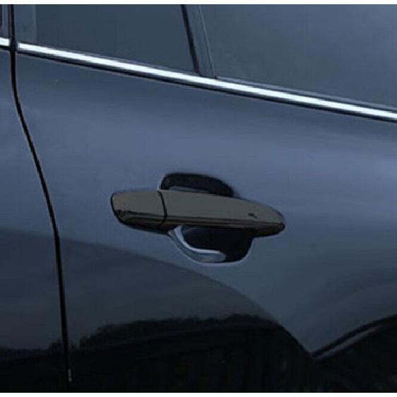 For Toyota Highlander 2008-2013 Glossy Black Side Smart Door Handle Cover Trim