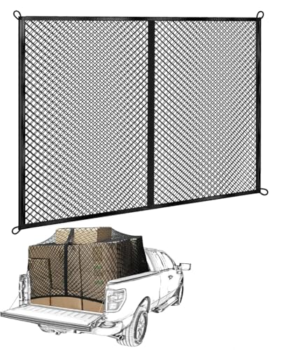 

LIUSHUYAN Высокоэластичная грузовая сетка, двухслойная, 120 x 120 см (Максимум 240 x 240 см), 200% эластичность, сетка для багажа автомобиля, простота установки, крепление на крышу