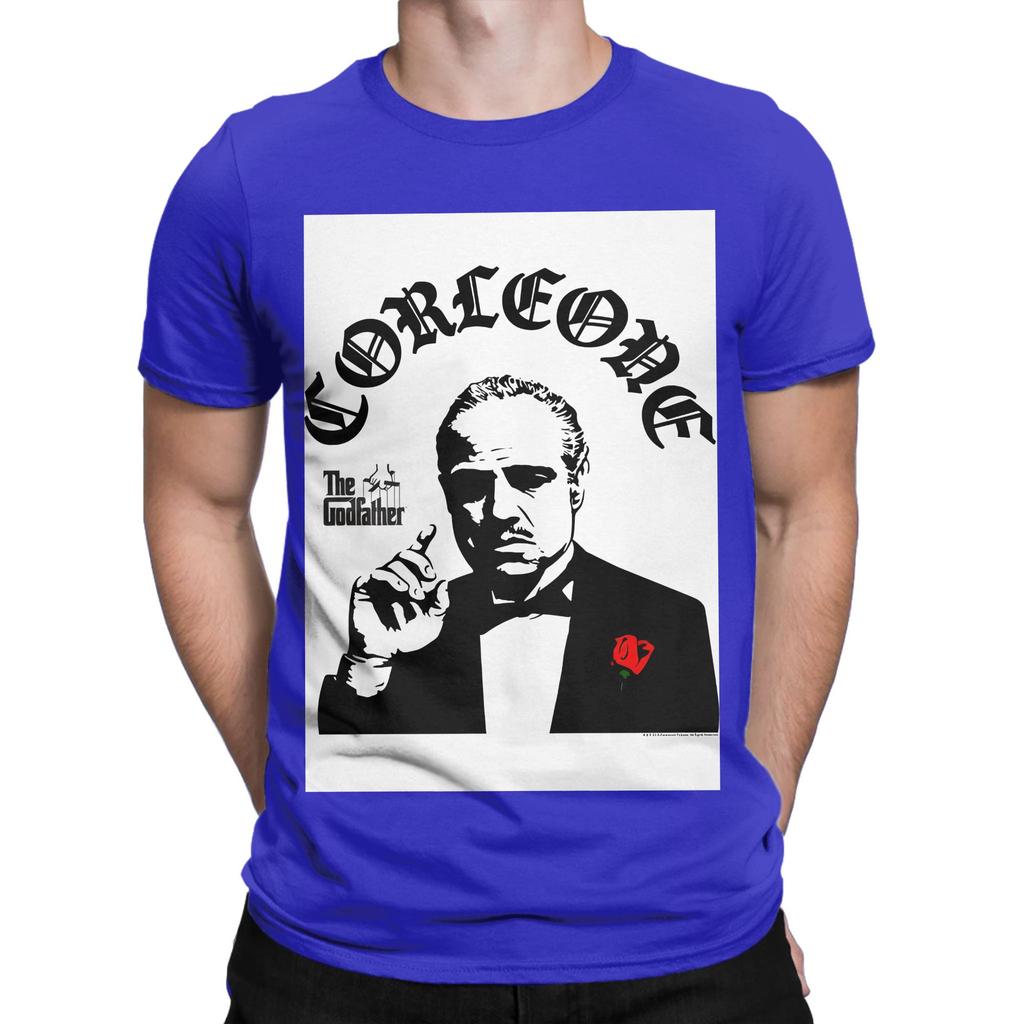 The Godfather Vito Corleone Stencil Poster Graphic 100 Cotton TShirt The Godfather Tops Tees For Unisex