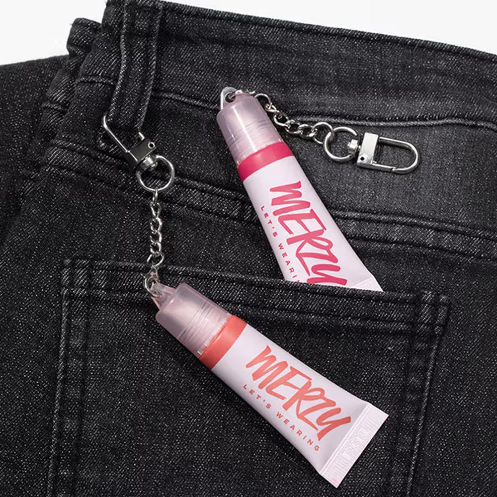 [Kore Renklendiricisi] Mat Bitişli Renklendirici Anahtarlık (4 renk Mat ruj) - Mini Bulanıklaştırıcı Dudak Rengi