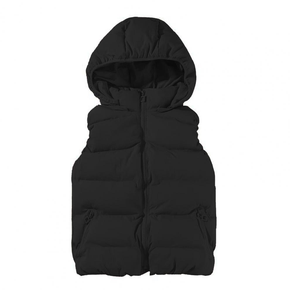 Autumn and Winter Feather Cotton Vest Women's Short Student Hooded Vest To Keep Warm Korean Version of The Thin Vest Jacket