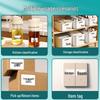 Self-Adhesive Express Parcel Label: Thermal Printing, Handwritten Option, Live Stream Prompts
