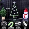 KANAYA Christmas Tree Led Neon Light Sign USB Powered, for Kids Home Living Room Bedroom Party Porch Wall Window Decor