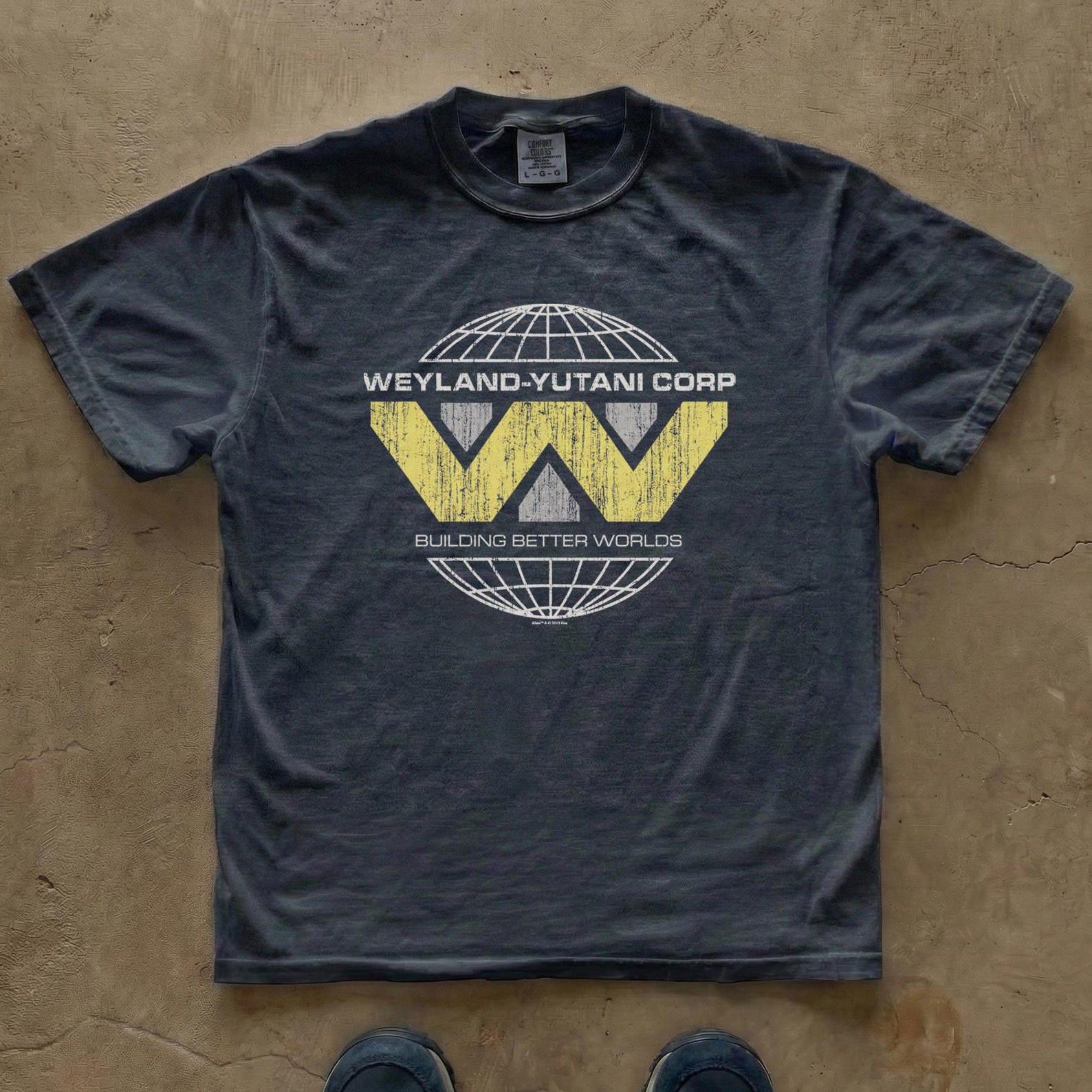 Weyland Yutani Building Better Worlds T-Shirt | Retro Alien Corp SciFi Tee 4XL