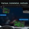 New Digital Speedometer Universal GPS Car HUD Head Up Display MPH Overspeed Alarm