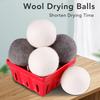 6pcs Wool Drying Balls Reduce Static Electricity Adsorb Impurities Fabric Softener Ball for Laundry