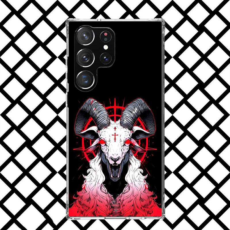 

Devil Satan Dark Phone Case for Samsung Galaxy S26 S25 Edge S24 S23 Ultra S22 Plus S21 FE S20 + Soft Cover Print Fundas Galaxy S Samsung S25