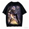 Nier Automata Bawełniany T-shirt osobowość Ubrania Nowy Model Anime T-shirt Odzież na cały rok Streetwear Oversize Unisex Dla par