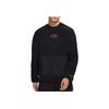 Nike Therma-Fit Logo Embroidered Fleece Pullover Sweatshirt Men Tops Black DQ5062-010