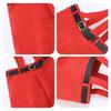 Xmas Decorations Candy Bag Portable Wine Bottle Holder Xmas Santa Pants Bags with Handle