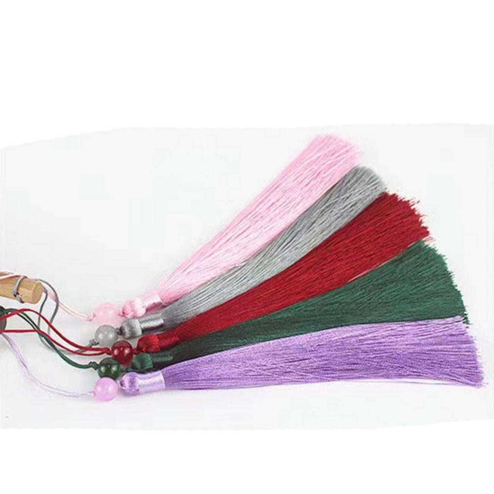 With Tassels Bridal Group Fan Chinese Style Tuan Fan Chinese Embroidery Fan  Photography Prop
