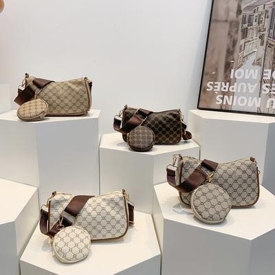 New Style Fashionable Casual One-shoulder Mother-child Bag  Beautiful Underarm Bag Niche Casual Square Bag
