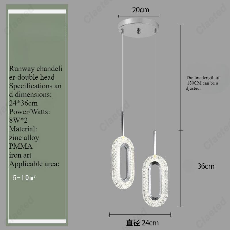 Creative Simple LED European Chandelier Living Room Dining Room Bedroom Study Atmosphere Decorative Lighting