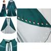 Kids Frozen Anna Cosplay Costume Dress Cloak Outfit Fancy Dress Party Roleplay
