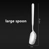 316 Stainless Steel Soup Ladles Dining Spoon Household Tablespoons Multifunctional Square-headed Scoop for Ice Cream Dessert