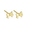 Cute Bow Stud Earrings for Women Sweet Girl Heart Student Party Prevention Earrings