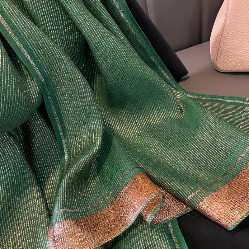 Women S Long Imitation Silk Scarf Warm Fashion Shawl For Autumn Winter