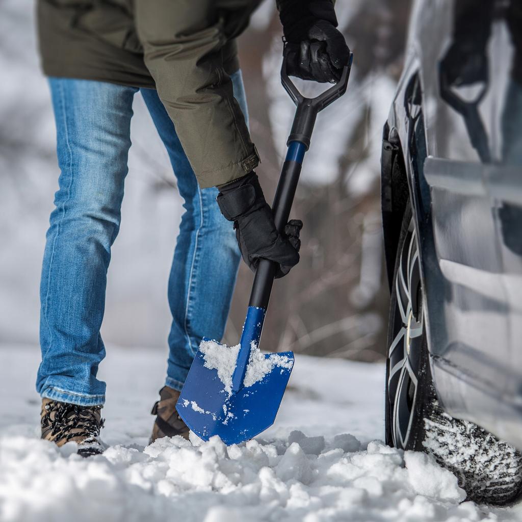 KADAX Łopata Do Śniegu Saperka Samochodowa szufla Do Samochodu Ogrodu 86cm