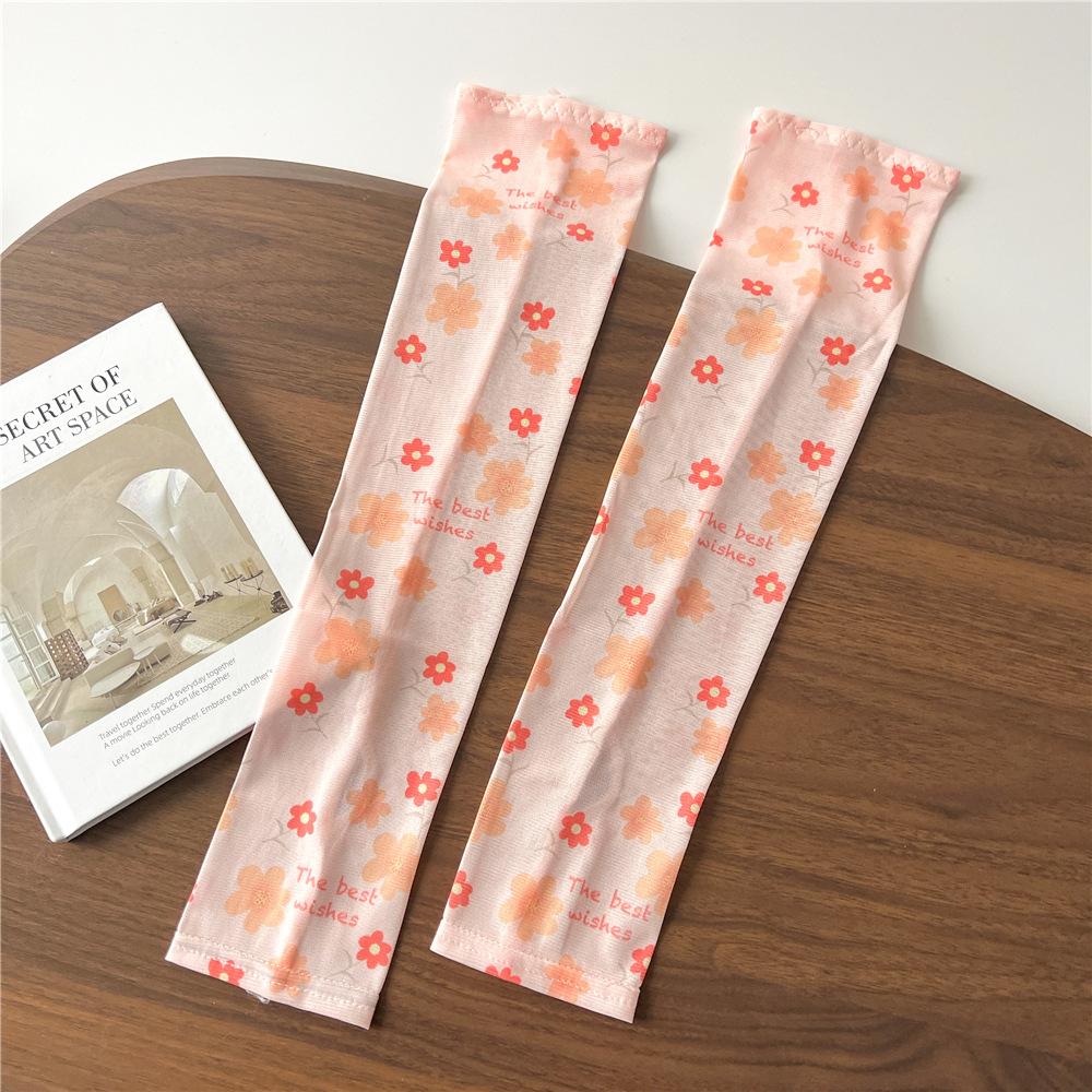 Lightweight And Breathable Ice Sleeves For Women'S Summer New Sunscreen Sleeves For Outdoor Cycling Driving Work Sun Protection Arm Protection