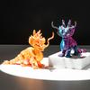3D-Druck Kirin Beast Chinesischer Drache Glücksbringer Dekoratives Ornament 3D-gedruckte Figuren Spielzeug Desktop-Dekoration Puppe Handwerk Geschenk