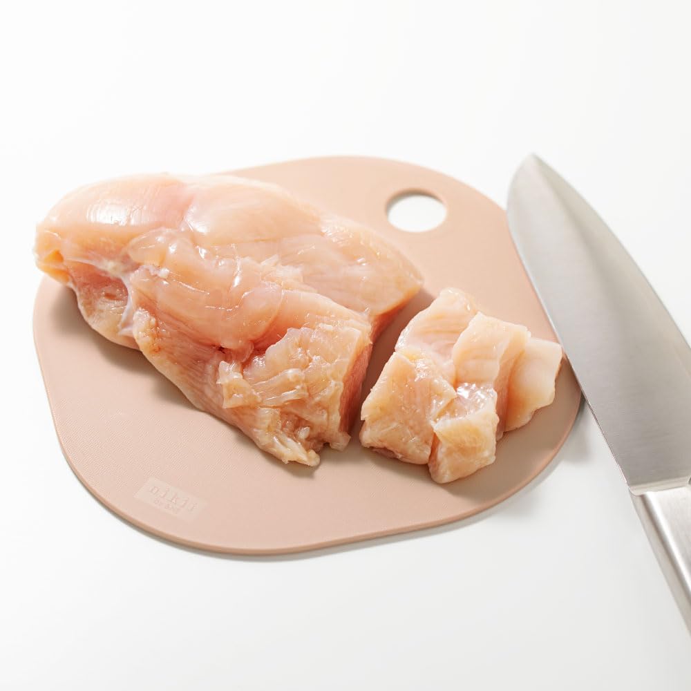 Tocător Nikii Teracotta 1 bucată Lățime x Adâncime x Grosime Tocător Fabricat în Japonia Se poate spăla în mașina de spălat vase Antibacterian Tocător mic mini