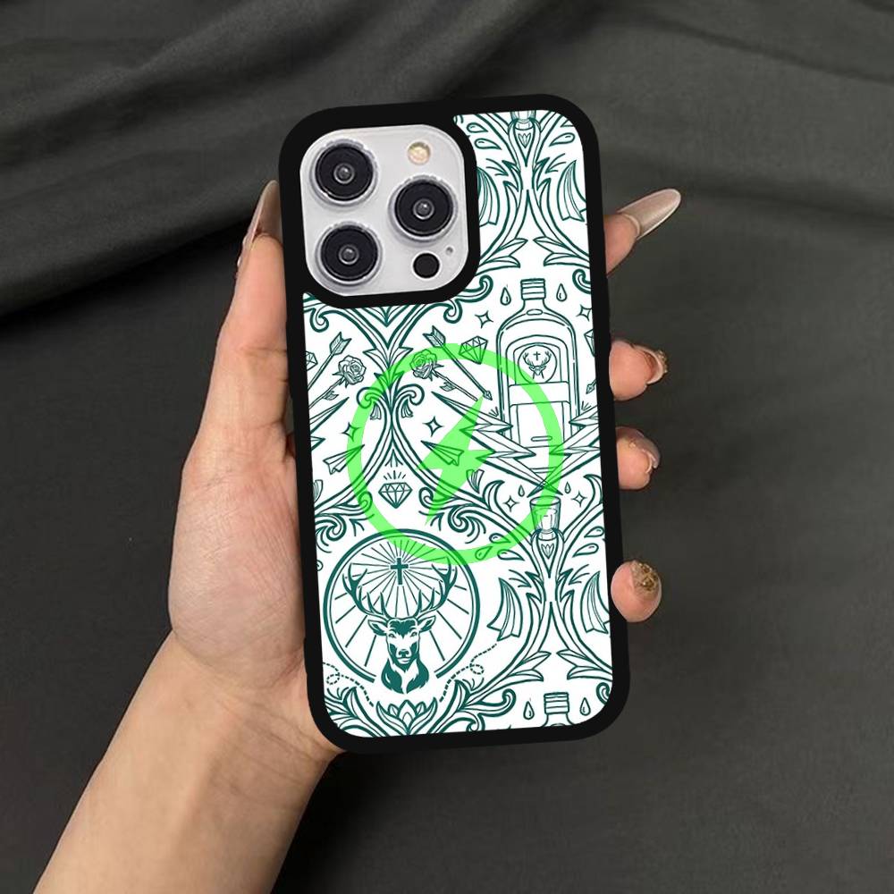 Hot J-Jagermeisters For Magsafe For iPhone Phone Case 17 Air 16 15 14 Plus 13 12 Mini 11 Pro Max Thin Magnetic Cover