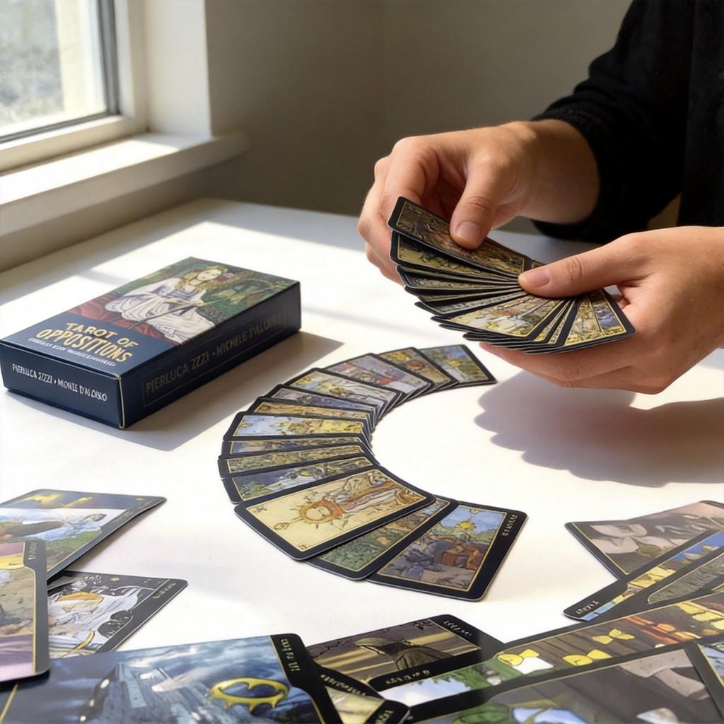 Oppositions Tarot Cards Deck With Laser Paper For Fantasy And Divination