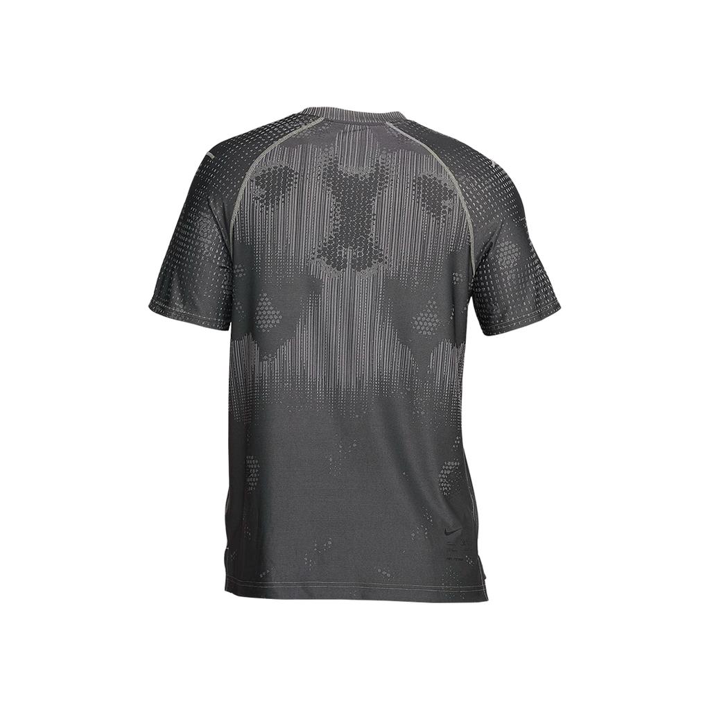 Nike Quick-Dry Crew Neck T-Shirt Men Tops Dark-Gray Mud FN2972-053
