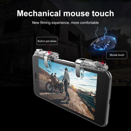 1 Pair Gaming Anti-scratch Universal Auxiliary Trigger Sensitive Phone Gaming Controller Button