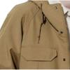 Uniqlo Giacca Lunga con Cappuccio e Zip a Manica Lunga Tinta Unita Vestibilità Larga Unisex Cammello 464026-34